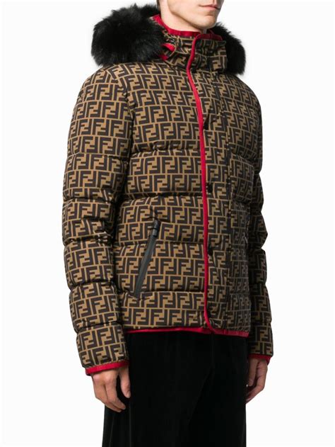 fendi leather jacket men's|Fendi puffer jacket cost.